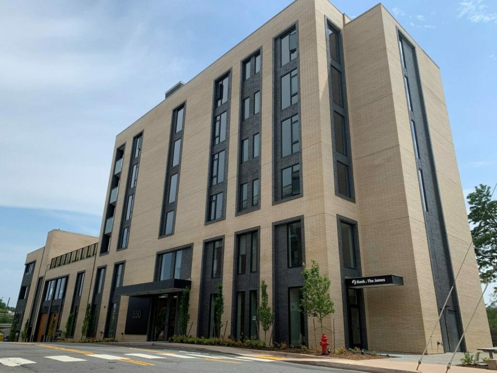 the bank of the james branch at 550 water street in charlottesville