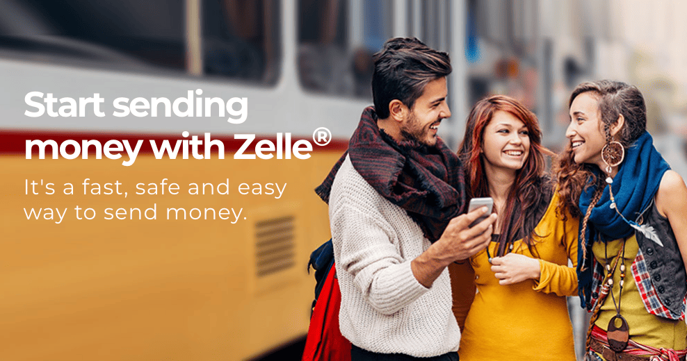 Start sending money with Zelle. It's a fast, safe and easy way to send money